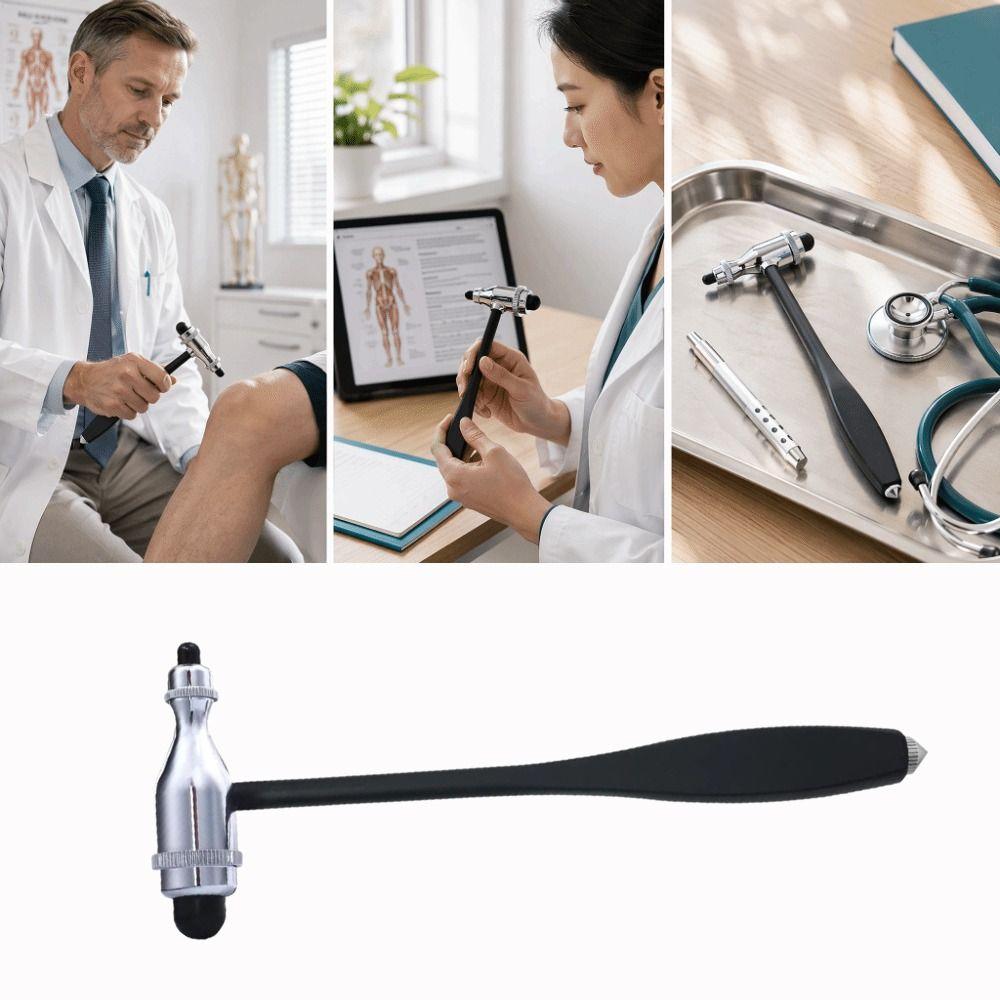 Black Color Diagnostic Percussor Multifunction Reflex Diagnostic Tool Health Care