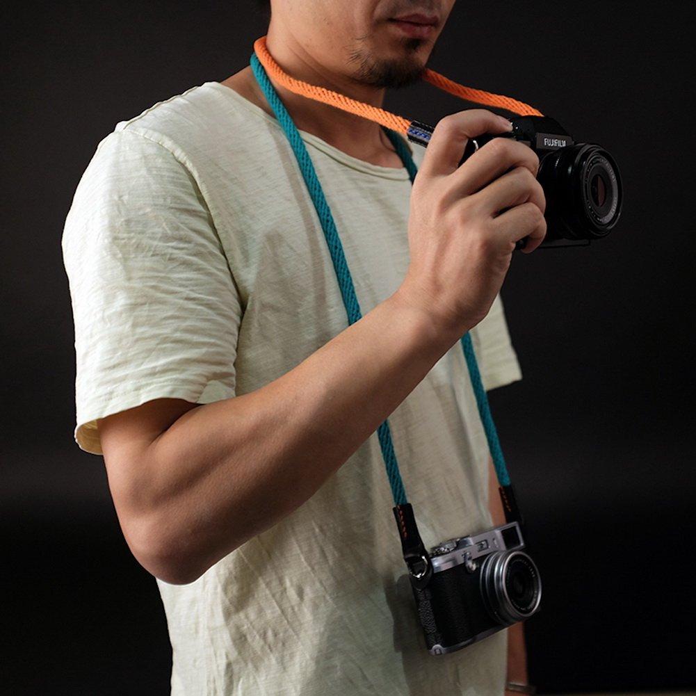 Camera Strap CS162 Series Cotton CAM1308 Cam-in Ring-Shaped (Blue)