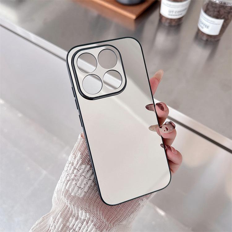 Applicable To Xiaomi 17Pro Mirror Mobile Phone Case 17ProMax Women's Makeup Mirror All-inclusive Protective Case S25FE Mirror Case