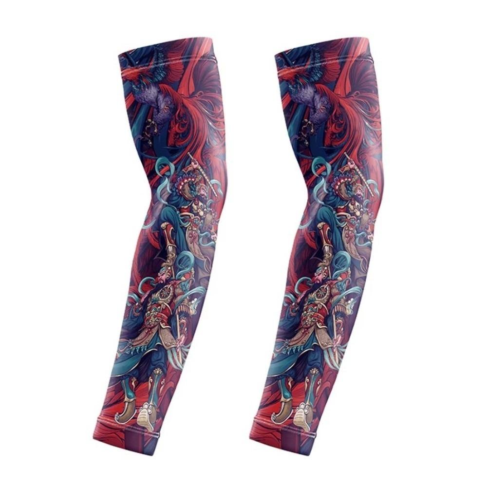 Quick Dry Flower Arm Sleeves Breathable Tattoo Arm Sleeves Fashion Arm Cover  Summer