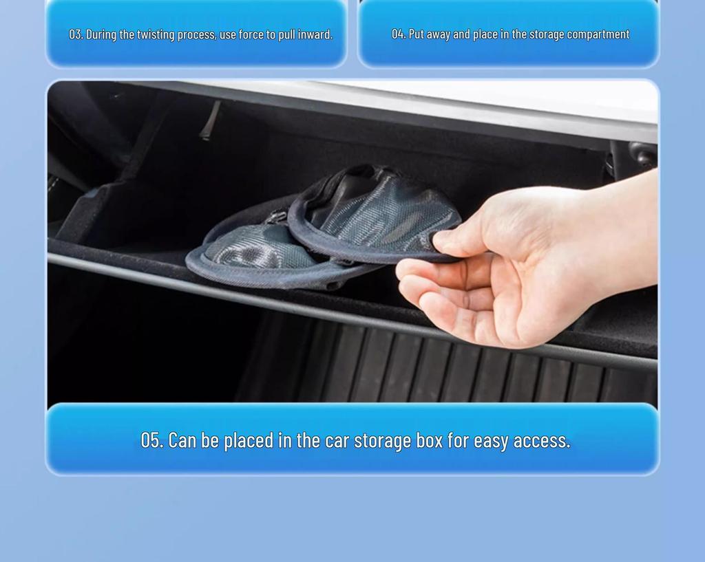 Toyota RAV4 Sunshade Magnetic Mesh Curtains for Heat Insulation