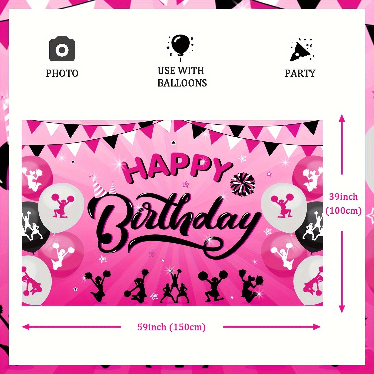 Gym cheerleading theme birthday photography Backdrops Sports Birthday Party decorations Birthday party decorations 130X150cm