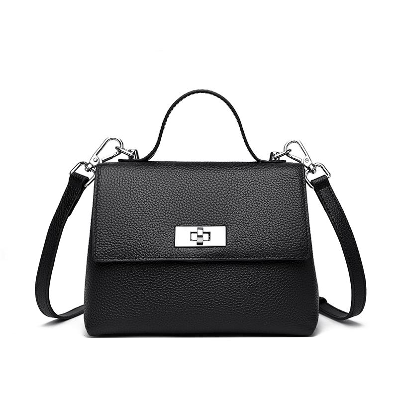 100% Genuine Leather Handbag Real Cow Leather Fashion Women Crossbody Bags Ladies New Luxury Design Shoulder Bag Female Purse