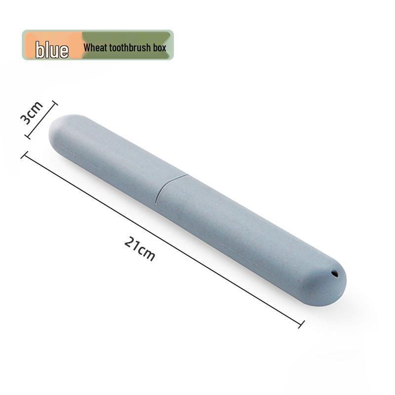 ETRAVEL: Compact Travel Toothbrush Head Box & Multifunctional Toothpaste Storage Cup