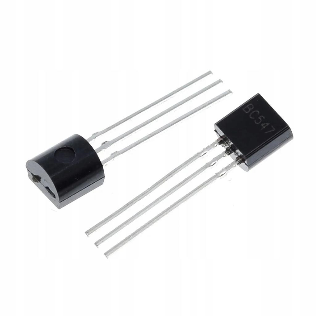 Rosfix Tranzystor BC547 NPN Bipolarny – Zestaw 10 Sztuk | Idealny Do Arduino I Projektów DIY | Łatwy Montaż I Wszechstronność