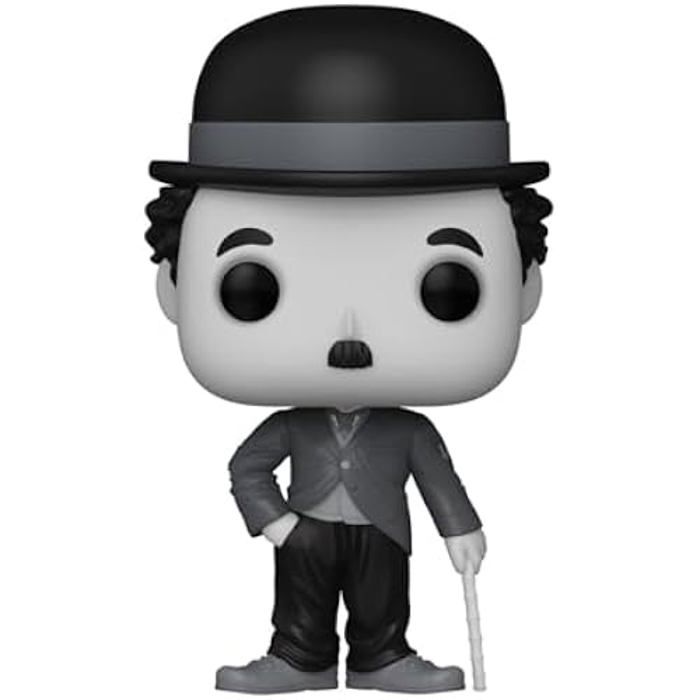 Figurine - funko - charlie chaplin - vinyle de collection - 9,5 cm - cadeau idéal