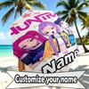 Custom Name Personalized KPop Demon Hunters Print Umbrella, Auto Open Close, 8‑Rib Sturdy Frame, Commute Camping Hiking Use, Birthday Gift