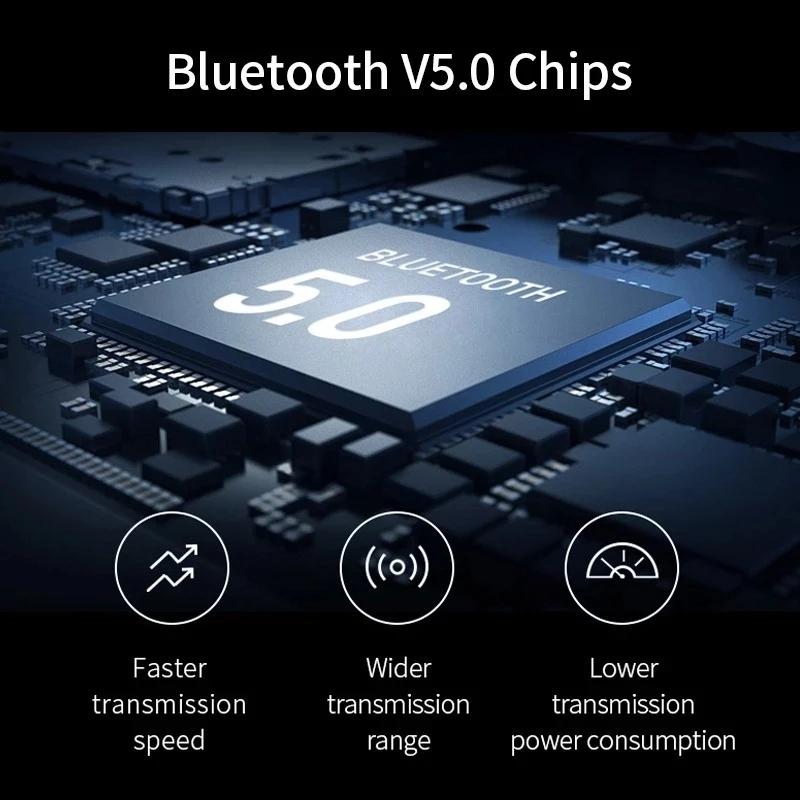Pro3 Bluetooth 5.0 Bezdrátová sluchátka Automatické párování Sportovní handsfree headset s nabíjecím boxem Stereo zvuk pro iOS Android