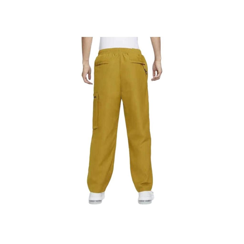 Nike Sportswear Tech Pack Solid Color Multi-Pocket Design Drawstring Casual Knit Joggers Men Joggers Bronze FB7526-716