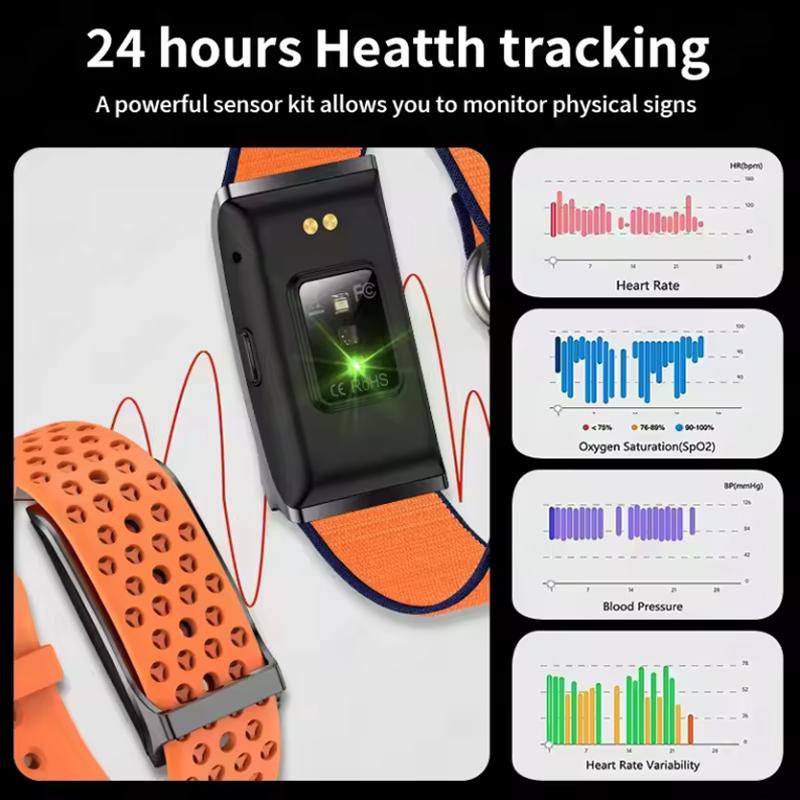 No Screen Smart Watch Heart Rate Blood Oxygen Sleep Monitor Smartwatch Waterproof Bracelet Sport Fitness Tracker Men Wristbands