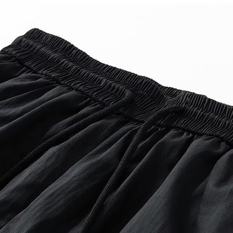 MARK FAIRWHALE Men's Summer Ice Silk Straight-Leg Casual Pants