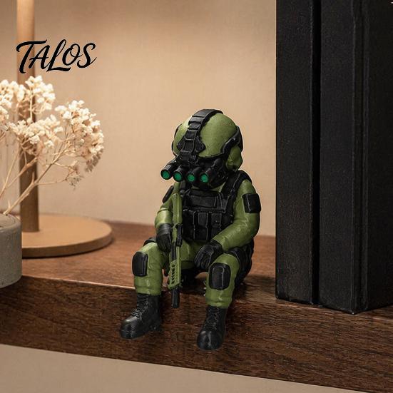 Military Action Figure 3D Printed Soldier Desktop Figurine, Model, Miniature Enthusiast Gift Ornament for Home Office Car Decor And Lovers Collectible