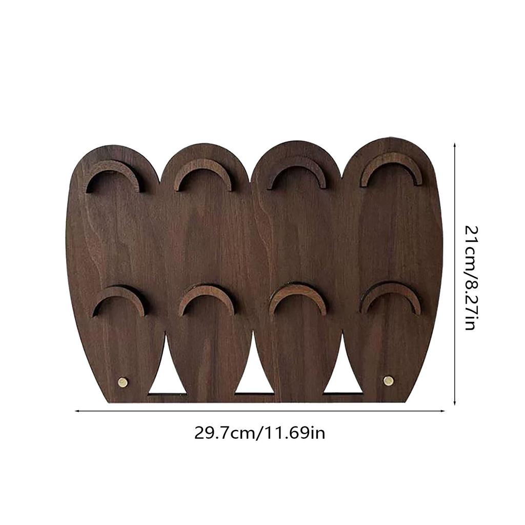 Multi-hole Designed Wooden Bracelet Display Stand, Jewelry Storage and Display Board, Niche Design Chinese-style Ornaments
