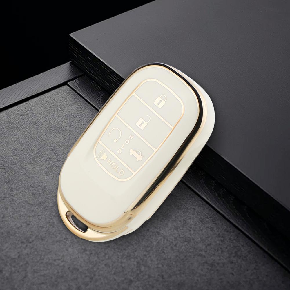 Car Key Case Cover for Honda Civic 11th Accord HR-V CR-V CRV 2022+ TPU 5 Button Key Fob Holder Shell Protector Accessories