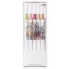 Mitsubishi Pencil Water-based Pen EMOTT 5 Colors No.10 Botanical Color PEMSY5C.NO10