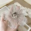 2pcs Exquisite 3D Sequin Flower Applique Handmade DIY Crafts Cloth Patch Lace Fabric Cloth Applique Dressmaking