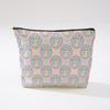 Pink Bowknot Zipper Storage Bag Travel Portable Wash Pouch Student Pencil Case Multi-Purpose Organizer for Women