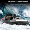 Fishing Bait Boat, Led Power Display and Searchlight, Battery Capacity 12000mah, 40 GPS Set Points, 3-hour Cruise, Automatic Return