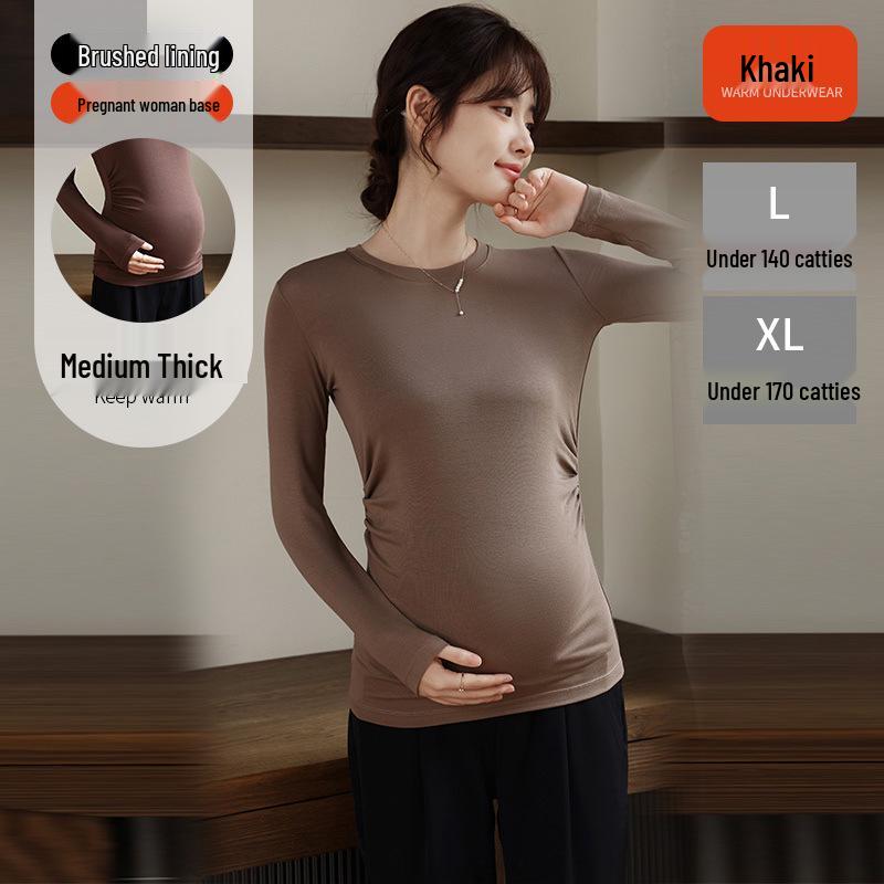 Umstands-Basisshirt – Herbst/Winter Modal-T-Shirt