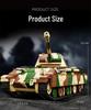 Tiger 97001 Heavy Tank Military Model Building Kit with Minifigures