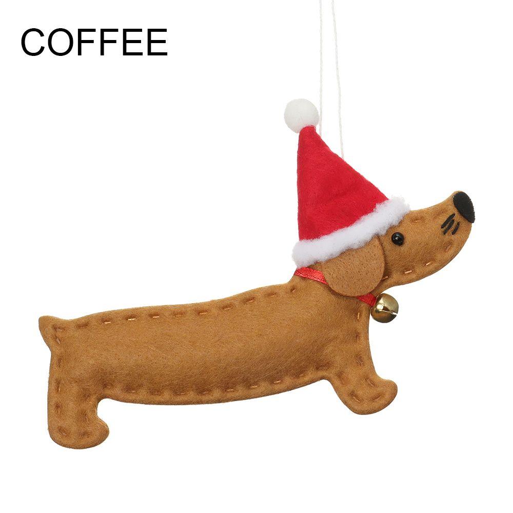 Gift Party Supplies Hang Decorations Ornaments Xmas Pendant Dachshund Dog Christmas Tree Accessories