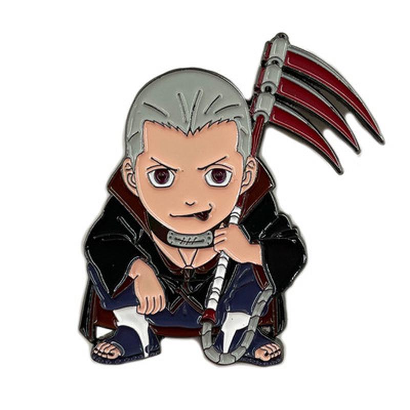 

Брошь в стиле аниме Наруто Акацуки Дейдара Учиха Итачи брошь мультфильм металлический значок украшение для сумки
