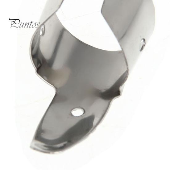 Finger Picks 4Pcs Open End Convinent Stainless Guitar Steel Stringed Instrument Plectrums for