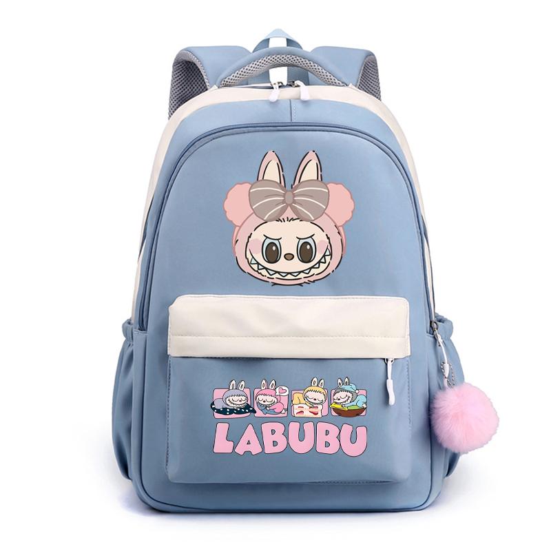 Cute Cartoon Printed Backpack Student Kid Schoolbag Women Large Capacity Waterproof Bookbag Kid Birthday Gift Travel Bag