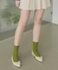 Halteallez Pointed Ribbon Shirred Flat Ha2505