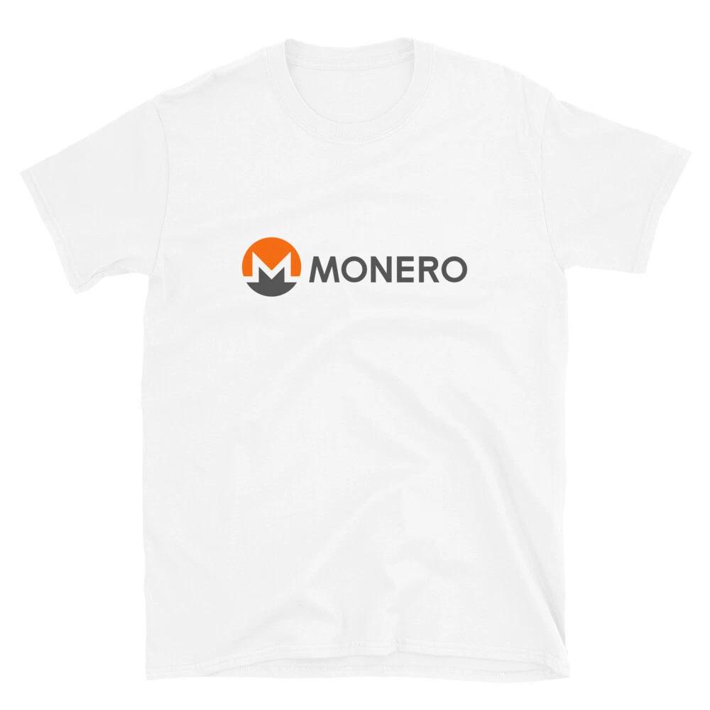 Monero Logo T- Shirt XMR Cryptocurrency Crypto Trader Gift Tee XL
