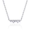 Lindon 925 Sterling Silver Classic Women Necklace Pendant Zircon Fashion Gift