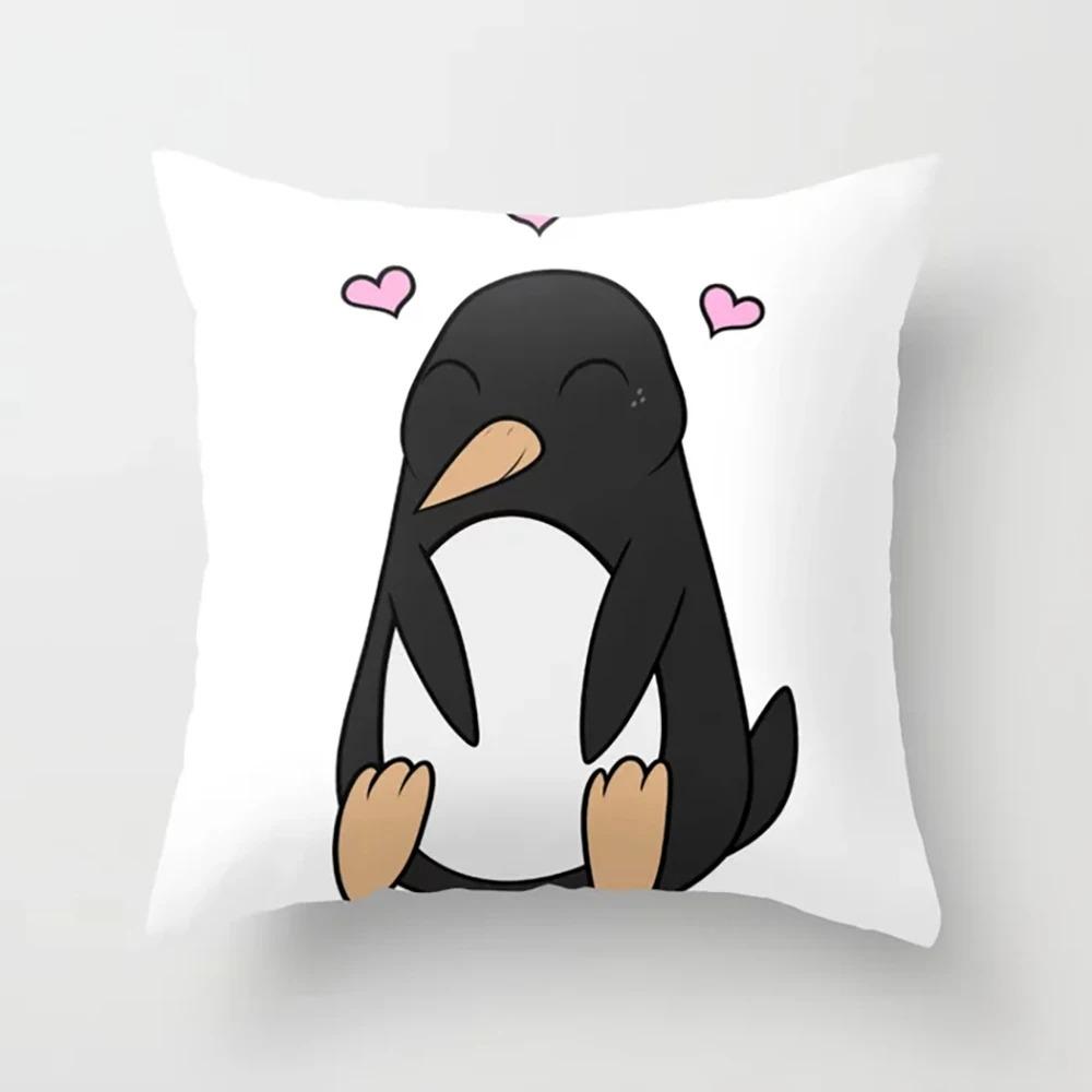 Cute Animal Pattern Pillowcase Office Living Room Car Ornaments Home Pillowcase