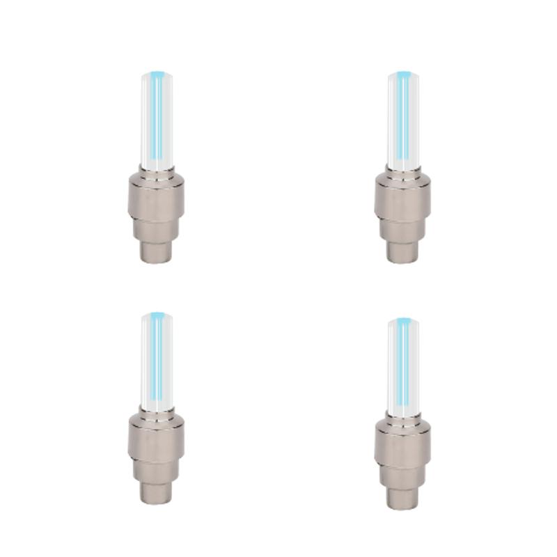 Motorrad-Radlicht, Bewegungssensor, LED-Licht, wasserdicht, Mini-Neonlicht, Reifendüsen-Ventilkappenlicht für Auto, Motorrad, Fahrrad