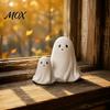 Halloween Party Supplies Ghost Gnome Figurines, Resin Tabletop Decoration, Cute Indoor Outdoor Holiday Decor Statue, Decorative Ornaments for
