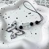 Ancient Han Costume Pendants Trendy Butterfly Phone Lanyard Adorable Butterflys Pendants for Phone Bag Keychain Camera