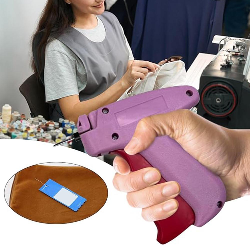 Price Label Gun with 6 Needles Label Tagging Gun Mini Stitch Gun Stitch Hemming Gun Tagging Stitch Tool for Clothes Socks Hats