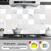 Kitchen Oil-proof Sticker Resistant Wall Sticker Waterproof and Moisture-proof Cabinet Tile Wallpaper Self-adhesive Aluminum Foil Stove
