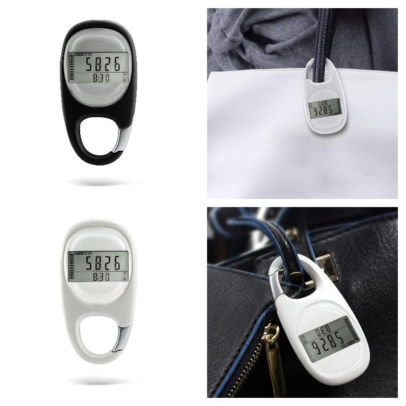 Compact 3d Motion Pedometer Keychain Perfect For Running Fitness And Outdoor Activities