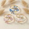 Multifunctional Adjustable Flower Shape Metal Bangle Bracelet Adjustable Diameter for Trendy Accessories and Gift Giving