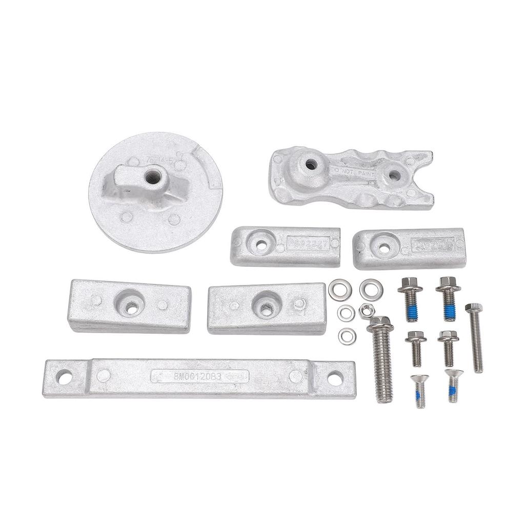 Aluminum Anode Kit 97‑8M0116590 Oxidation Resistant Sturdy Marine Anode Kit for 350HP L6 Verado Outboards