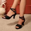 Summer Women Sandals 2025 New Ankle Strap Heels Women  Open Toe Chunky High Heels Shoes for Women Party Dress Sandals Big Size