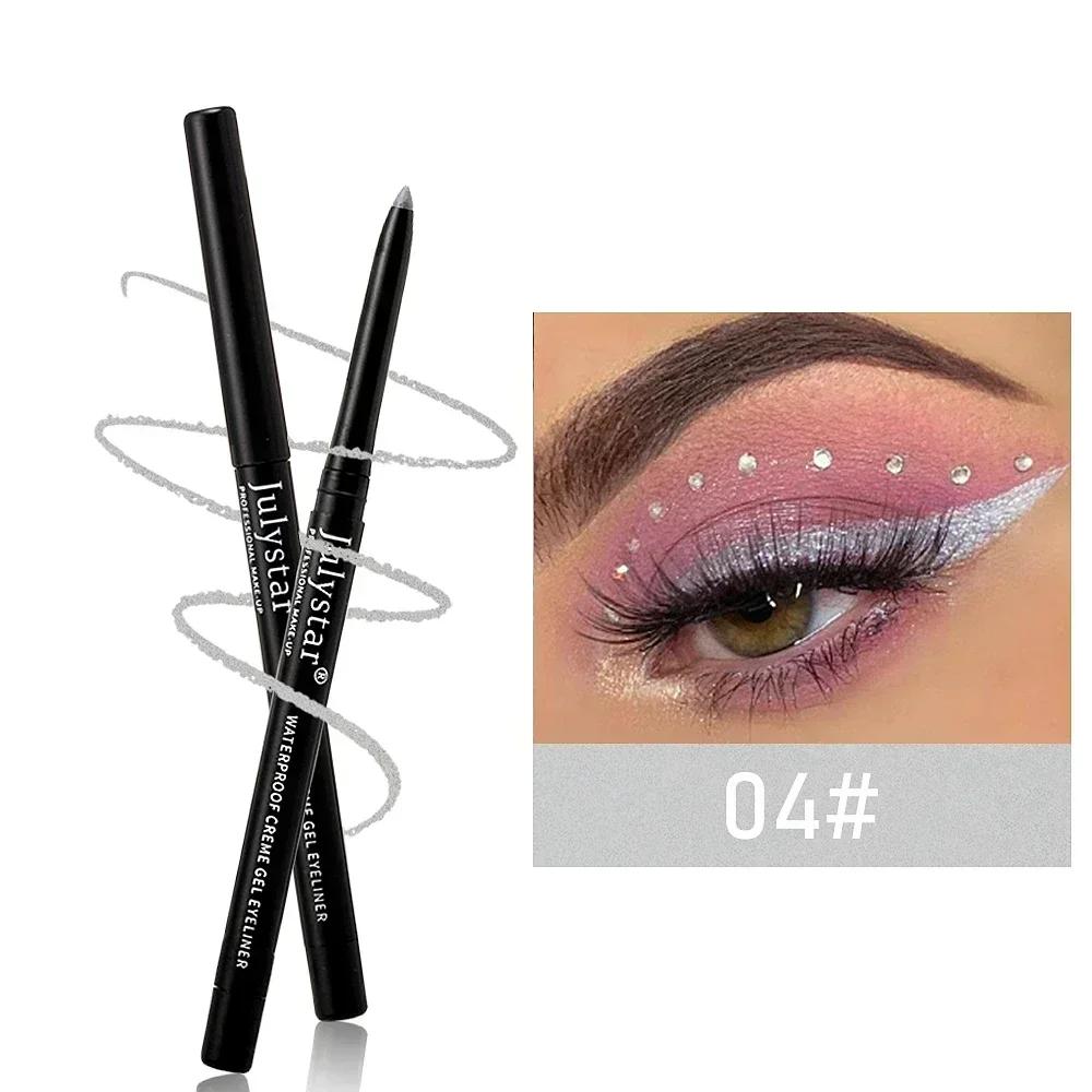 3 Adet Su Geçirmez ve Ter Geçirmez Siyah Eyeliner Kalemi - Uzun Süre Kalıcı Bulaşmaya Dayanıklı Cesur Göz Makyajı İçin, Mükemmel İçin Kolay Kaygan Formül