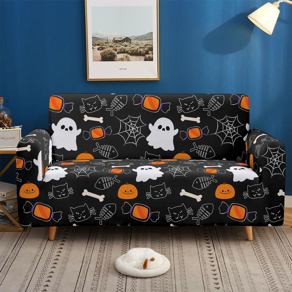 Halloween Funny A Piao Sofa Cover Elastic All-Inclusive Multi-Person Combination Sofa Cover