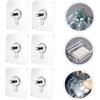 20PCS Drill Free Adhesive Hooks No Trace Screw Sticker For Bathroom Kitchen Storage Punch Free Screw Stickers