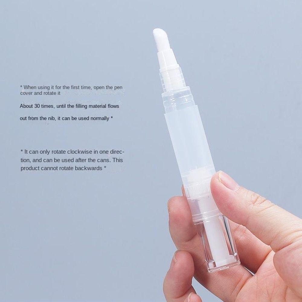 Transparent Twist Pen Tom Nail Oil Pen Resor Kosmetikbehållare Roterande ompackning Vakuumpenna