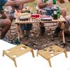 Picknicktisch Flaschenhalter Faltbarer Outdoor Klapptisch Getränke Käse für Angeln Barbecue