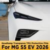 For MG S5 EV 2026 Car Exterior Headlight Anti-scratch Front Lamp Transparent TPU Protective Film Accessories