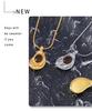 Oval Tiger Eye Stone Copper Pendant Necklace with Stainless Steel Clavicle Chain, 18K Gold-Plated for Women