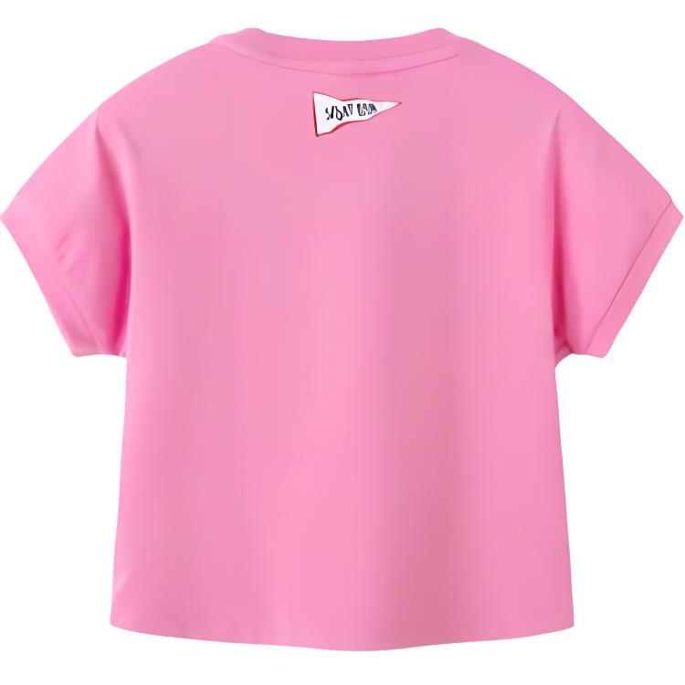 New Asics T Shirt Pink Children Aged 3 7 Years Old 332241173040-0620