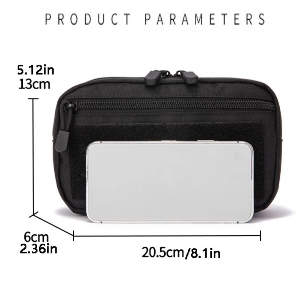 Portable Men Molle Pouch Multifunctional Waist Pack Durable Magazine Bag Camping